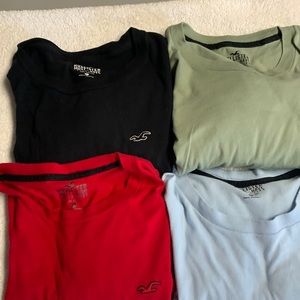 4 men’s Holister shirts
